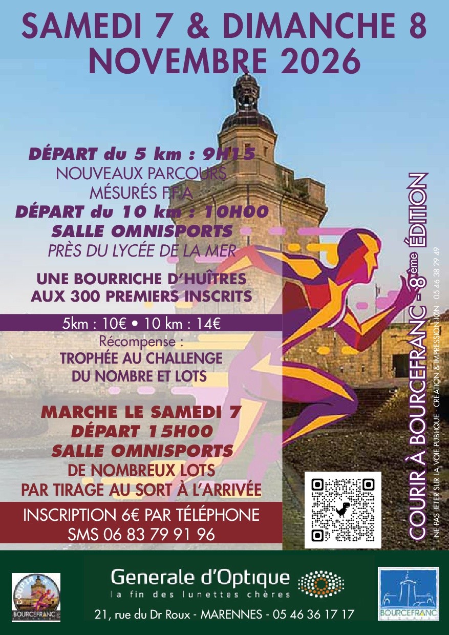Courir a Bourcefranc le Chapus